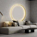 LED Wall Lamps for Modern Spaces by Ljojo: Circle Background USB Wall Lights