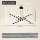 Ljojo Modern Nordic LED Pendant Lamp Chic Aluminum Golden Black Dining Room Fixture