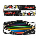 Ljojo Mickey Mouse Minnie Leather Pencil Holder Bag for Students School Gift