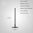LED Floor Lamp Black Aluminum Modern Rectangular Bedroom Living Room Lighting Ljojo