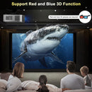 Ljojo™ 4K UHD Laser Projector 45000 Lumens Android 12 WiFi Home Theater Movie