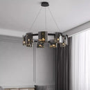 Modern Glass Chandelier LED Pendant Light for Dining Room by Ljojo