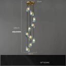 LED Hanging Copper Pendant Light Modern Creative Blue Beauty Home Decor Indoor Restaurant Room Lobby Factory Outlet by Ljojo