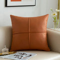 Ljojo Light Simulation Leather Thickened Throw Pillow