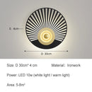Ljojo Modern Led Wall Light Nordic Creative Color Living Room Iron Wall Lamp