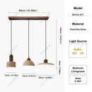 Natural Travertine Pendant Light | Japandi Stone Hanging Lamp | LED Ceiling Fixture by Ljojo