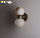 Marble Wall Lamp Bedroom Sconce - Modern Minimalist Designer Light by Ljojo