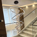 Ljojo LED Pendant Lights for Staircase Chandeliers, Modern Home Decor Hanging Lamps
