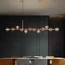 Nordic Glass Pendant Light Fixture for Dining Room Kitchen Chandelier by Ljojo