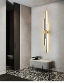 LED Strip Black Gold Wall Lamp for Nordic Decor - Ljojo