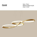 Ljojo LED Cord Pendant Chandelier - Nordic Design - 48w Hanging Lamp