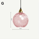 Nordic LED Pendant Lights Glass Stone Bubbles Chandeliers for Living Room by Ljojo
