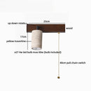 Ljojo LED Wall Sconce Up Down Rotate Yellow Travertine Mirror Light