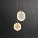 Minimalist Round Marble Pendant Light Modern Chandelier Ljojo