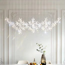 Ljojo Luxury Crystal Chandelier Pendant Light for Living Room and Dining Room Home Decor