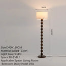 Ljojo Luxury Floor Lamp: Retro Art LED Standing Light for Living Room, Bedroom, Study