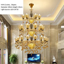 Ljojo Luxury Crystal Chandelier Lamp for Living Room Bedroom Decor Atmosphere Lighting