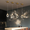 Diamond Crystal Ljojo Ceiling Chandelier: Elegant LED Spiral Pendant Light for Home Decor