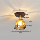 Ljojo LED Ceiling Lights: Modern Nordic Style Aluminum Glass Lamp for Indoor Living Room