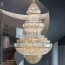 2025 European Duplex Large Chandelier Crystal Lamp for Villa Living Room - Ljojo