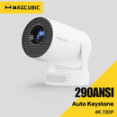 Ljojo™ 4K 720P WiFi 6 Android Projector 8000 Lumens 5W Speaker BT5.0