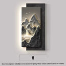 3D Sandstone Landscape Painting - Modern Corridor Decoration Wall Lamp by Ljojo