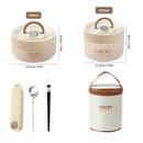 Ljojo Leak-proof Bento Box : Transparent Microwave Safe Lunch Box With Handle