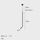 LED Chandelier Pendant Lamp Kitchen Dining Room Black Gold Wire Adjustable Ljojo