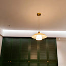 Nordic Glass Copper LED Pendant Lamp by Ljojo - Modern Bedroom Chandelier for Home Decor & Restaurant