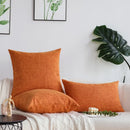 Ljojo Linen Cushion Covers for Sofa, Living Room, Car - Decorative Pillowcase