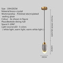 Ljojo Luxury Crystal Chandelier Pendant Light for Home Decor, Bedroom, Restaurant, Bar