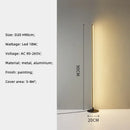 LED Floor Lamp Black Aluminum Modern Rectangular Bedroom Living Room Lighting Ljojo