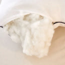 Ljojo Long White Pillow Core for Home Bed, Washable & Skin-friendly Neck Cushion