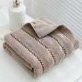 Ljojo Luxury Soft Embroidered Beach Towel - Super Absorbent and Quick Dry