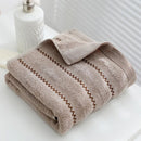 Ljojo Luxury Soft Embroidered Beach Towel - Super Absorbent and Quick Dry