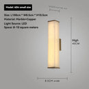 Ljojo Marble Wall Lamp: Designer Natural Copper LED Lighting for Various Rooms