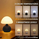 Dimmable Mushroom LED Table Lamp USB Powered | Modern Minimalist Home Desktop Lighting by Ljojo