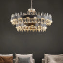 Ljojo LED Crystal Chandelier: Luxury Modern Living Room Pendant Lamp