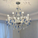 European Luxury K9 Crystal Chandelier: Elegant Living Room Candle E27 LED Ceiling Light by Ljojo