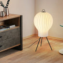 Wabi Sabi Style Japanese Silk Floor Lamp for Living Room by Ljojo