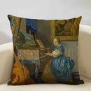 Elegant Ljojo 45x45cm Print Cushion Cover for Home, Hotel, Office Décor