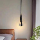 Modern Luxury Brown Leather Restaurant Pendant Lamp Designer Creative Personality Art Bar Counter Bedroom Bedside Lamp by Ljojo
