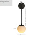 Copper Marbled Wall Lamp by Ljojo - Luxury Living Room Lighting
