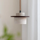 Ljojo LED Hanging Lamp: Japanese Style Pendant Light for Home Decor