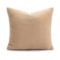 Christmas Chenille Plush Tufted Heart Tree Sugar Beige Cushion Cover for Home Decoration