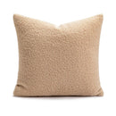 Christmas Chenille Plush Tufted Heart Tree Sugar Beige Cushion Cover for Home Decoration