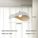 Ljojo Minimalist Chandelier Wabi Sabi E27 LED Pendant Light for Dining Room & Living Room