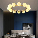 Ljojo Modern Nordic Magic Bean Pendant Lights Stylish Bubble Chandelier for Living Room