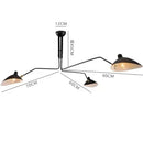 Nordic Spider Shaped Chandelier for Living Room | Industrial Luster Lighting Fixtures by Ljojo