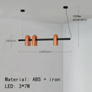 Ljojo Nordic Minimalist U-shaped Iron Chandelier Art Pendant Lamp LED Lighting